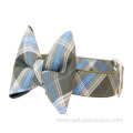 Pet dog collar bowtie with metal buckle